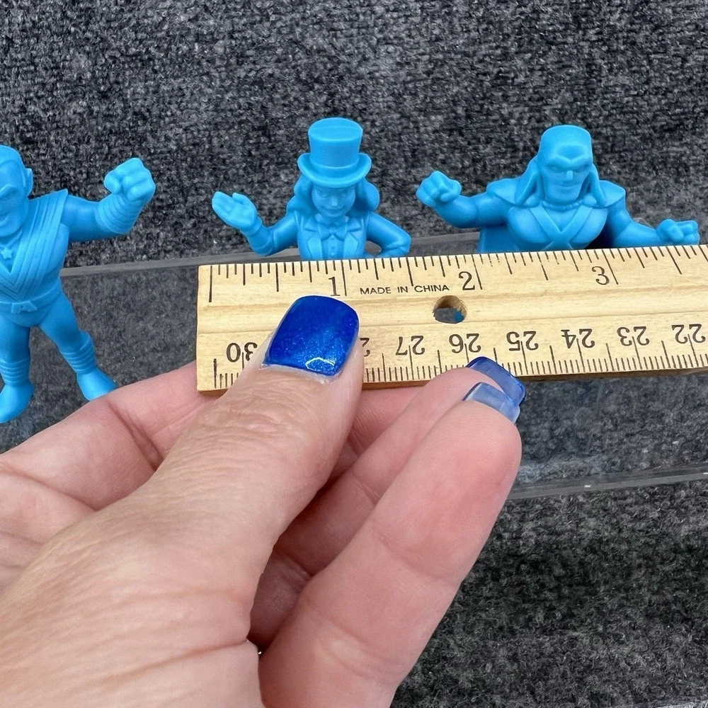 Lot Of 3 Wendy's DC Comics Superheroes Blue Figures 2.5